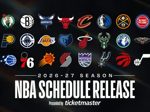 2026-27赛季NBA常规赛赛程时间表（完整版）10月21日大幕将启！
