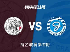 【荷乙联赛第11轮】阿贾克斯U21vs格拉夫夏普比赛结果：阿贾克斯U21(2-1)格拉夫夏普比分战报(2026年10月20日)