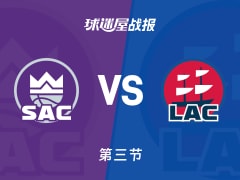 NBA常规赛：三节结束，快船以93-70领先国王，加兰24+1+2